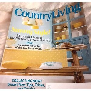 Country Living magazine June 2014 sunny stye collecting